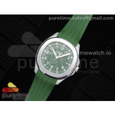 zf공장 파텍필립 아쿠아넛 그린다이얼 그린러버스트랩 Aquanaut 5168G 42mm SS Green Dial on Green Rubber Strap 324CS (Free box)