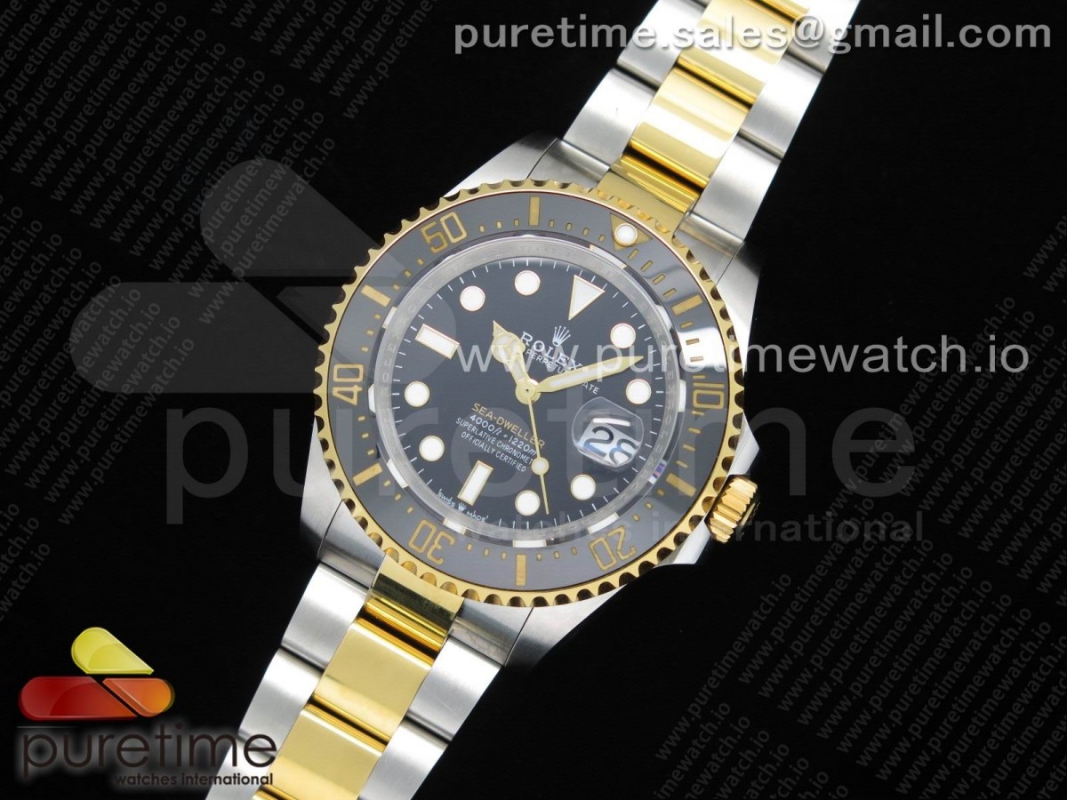 TW공장 롤렉스 씨드웰러 흑콤 Sea-Dweller 126603 Two Tone SS/YG Black Dial on SS/YG Bracelet A2836