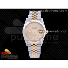 GM공장 롤렉스 데이저스트 36 옐로우골드콤비 포금 샴페인다이얼 브레이슬릿 DateJust 36 SS/YG 126233 GMF Gold Wrapped 904L Steel Gold Dial Stick Markers on Jubilee Bracelet SA3235