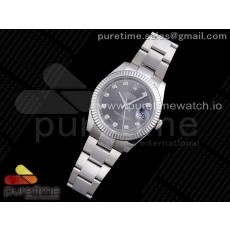 RE공장 롤렉스 데이저스트 41 그레이다이얼 브레이슬릿 New DateJust 41 126334 SS Gray Dial Diamonds Markers on Oyster Bracelet A3235 Clone