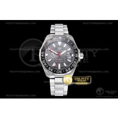 XT공장 태그 아쿠아 그레이다이얼 브레이슬릿 Aquaracer Caliber 5 EPL Ed 43mm SS/RU Grey XTF SW200