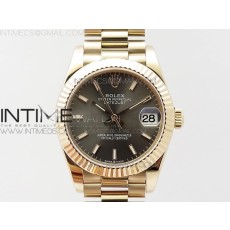 BP공장 롤렉스 데이저스트 31 로즈골드금통 그레이다이얼 브레이슬릿2813 Datejust 31mm 278275 RG Gray Stick Markers Dial on RG President Bracelet