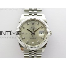 BP공장 롤렉스 데이저스트 41 실버다이얼 브레이슬릿3235 DateJust 41 126334 SS New Version Silver Crystals Markers Dial on Jubilee Bracelet