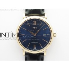 FK공장 포르토피노 로골 블루다이얼 가죽스트랩 Portofino Automatic RG FKF 1:1 Best Edition Blue Dial on Black Leather Strap A2892