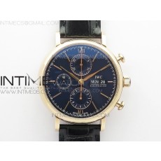 ZF공장 포르토피노 로골 블루다이얼 가죽스트랩 Portofino IW391022 RG ZF 1:1 Best Edition Blue Dial on Black leather strap A7750