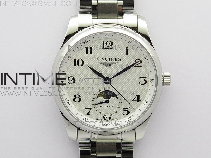 GS공장 V2 마스터 문페이즈 화이트다이얼 Master Moonphase L29094783 GSF SS White Dial On SS Bracelet A899 V2