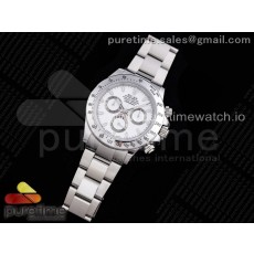 TW공장 스틸토나 화이트다이얼 4130 Daytona SS TWF SS Bezle White Dial on SS Brcelet A4130