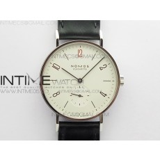 MK공장 노모스 탕고맛 화이트다이얼 가죽스트랩 Tangente 38mm MKS 1:1 Best Edition White Dial Red 