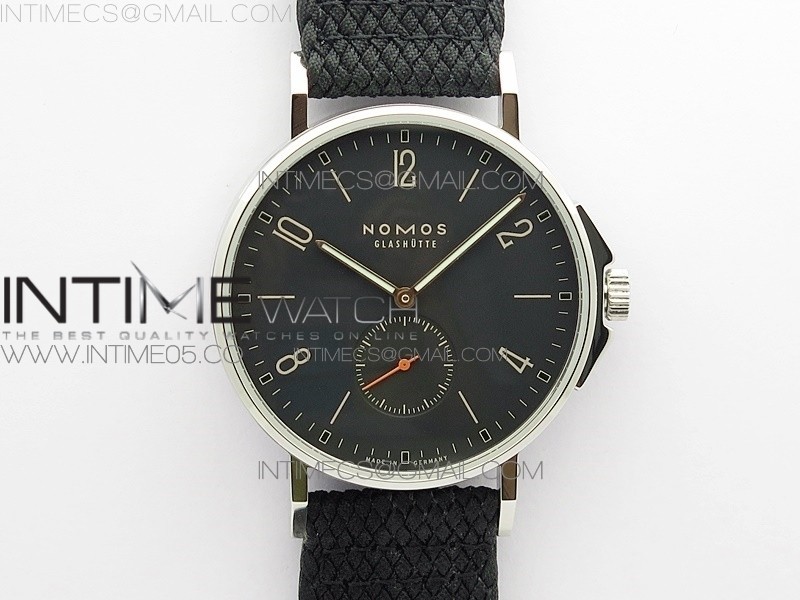 MK공장 노모스 아호이아틀란틱 블랙다이얼 나일론스트랩 Ahoi Atlantik 555 SS MKS 1:1 Best Edition Black Dial On Nylon Strap Seagull movement