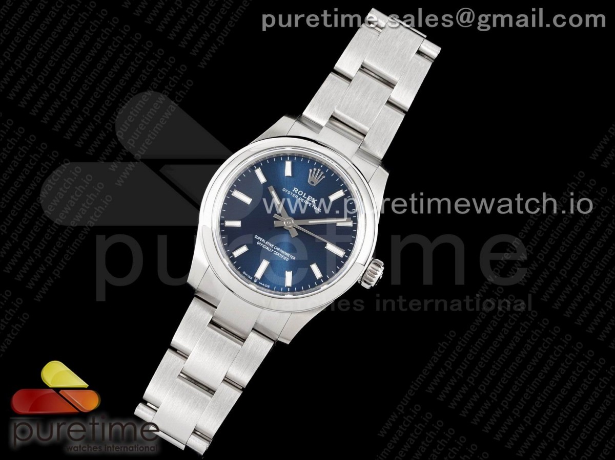 EW공장 롤렉스 오이스터퍼페츄얼 31미리 블루다이얼 Oyster Perpetual 31mm 277200 EWF Best Edition Blue Dial on SS Bracelet 6T15