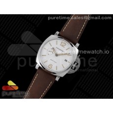 VS공장 파네라이 PAM1046 화이트다이얼 가죽스트랩 PAM1046 Luminor Due VSF Best Edition White Dial on Brown Asso Strap AXXXIV