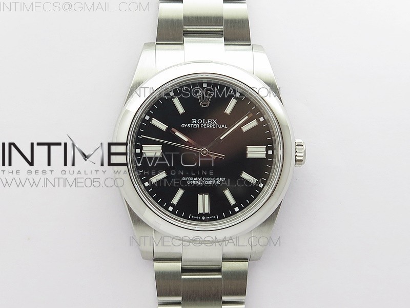 BP공장 롤렉스 오이스터퍼페츄얼 41미리 블랙다이얼 2813 Oyster Perpetual 41mm 124300 BP Best Edition Black Dial on SS Bracelet