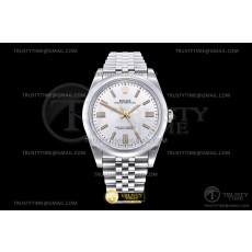 GM공장 롤렉스 오이스터퍼페츄얼 41 스틸 실버다이얼 바인덱스 쥬빌레브레이슬릿 VR3230 GMF Rolex Oyster Perpetual 41 Silver Dial Jubilee Braelet