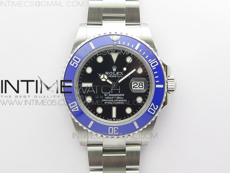 BP공장 롤렉스 서브마리너 41 블루 스머프 2813무브 28800진동 Submariner 41mm 126619 LB SS BP Best Edition Black Dial