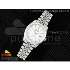 WF공장 롤렉스 데이저스트 41 스틸 화이트다이얼 플루티드베젤 쥬빌레브레이슬릿 DateJust 41 126334 WF 1:1 Best Edition 904L Steel White Stick Dial on Jubilee Bracelet VR3235