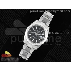 WF공장 롤렉스 데이저스트 41 스틸 그린다이얼 플루티드베젤 오이스터브레이슬릿 DateJust 41 126334 WF 1:1 Best Edition 904L Steel Black Stick Dial on Oyster Bracelet VR3235