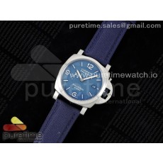 TTF공장 파네라이 PAM1157 스틸 블루다이얼 블루나일론스트랩 PAM1157 W TTF 1:1 Best Edition on Blue Nylon Strap P9010