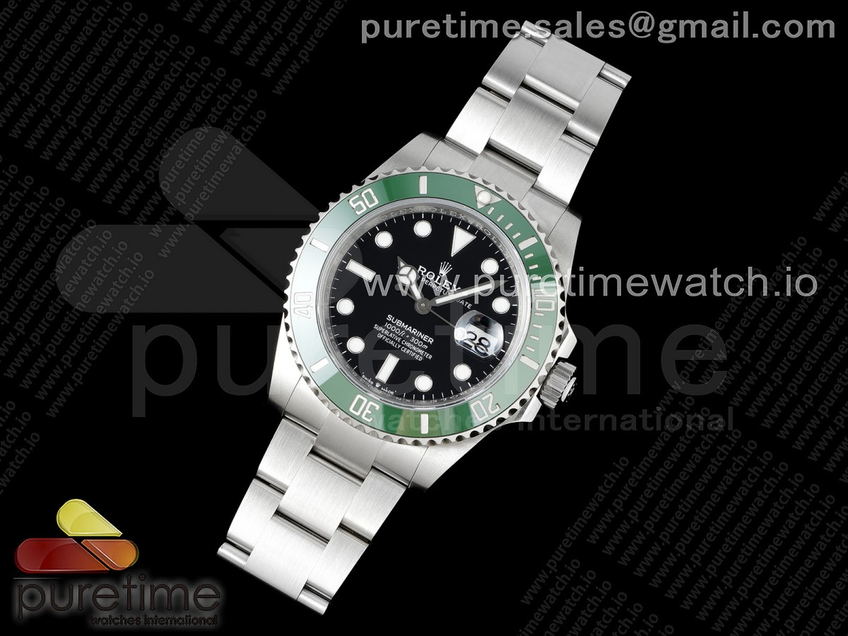 NTF공장 롤렉스 서브마리너 41 스틸 그린다이얼 스타벅스 브레이슬릿 Submariner 41mm 126610 LV Green Ceramic 904L Steel NTF 1:1 Best Edition VR3235