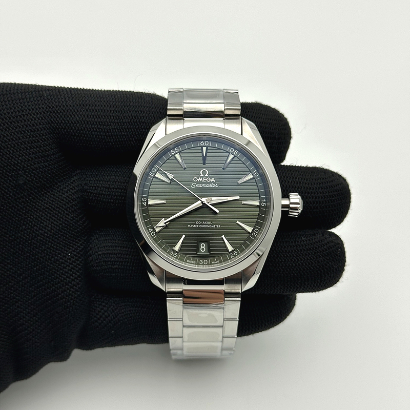 VS공장 오메가 씨마스터 아쿠아테라 150m 스틸 올리브그린다이얼 브레이슬릿 41mm
