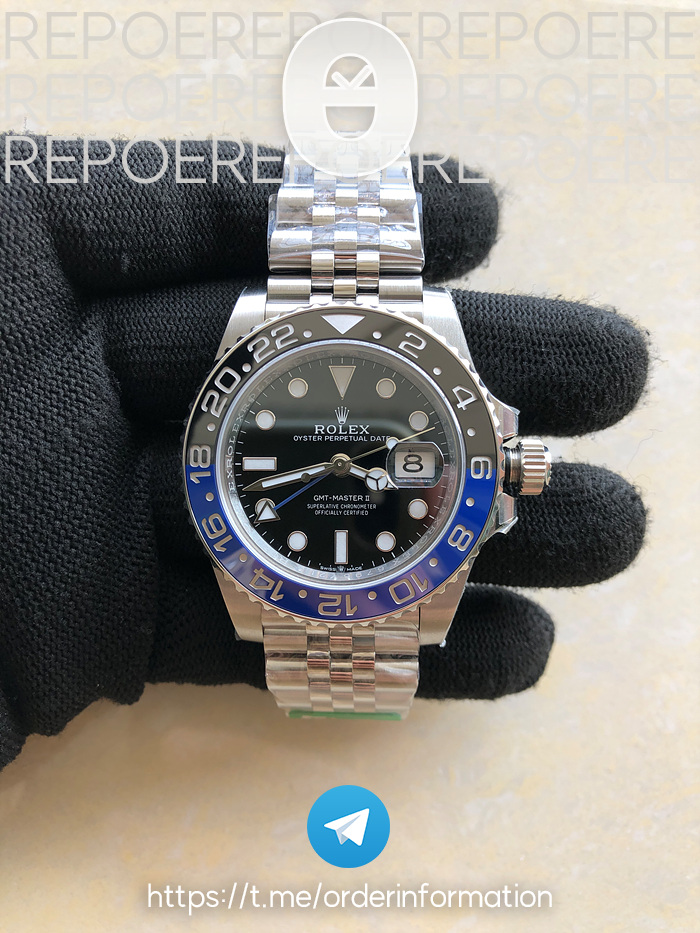 C+공장 롤렉스 GMT마스터2 배트걸 스틸 블루블랙베젤 쥬빌레브레이슬릿 씨플러스 GMT Master II 126710 BLNR Batman 904L SS C+F 1:1 Best Edition Black Dial on Jubilee Bracelet VR3285 CHS