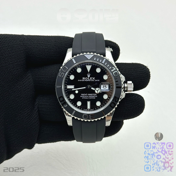 VS공장 롤렉스 요트마스터 42 스틸 블랙다이얼 러버스트랩 226659 YachtMaster 226659 42mm