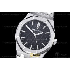 ZF공장 오데마피게 로얄오크 15500 블랙다이얼 브레이슬릿 Royal Oak 41mm 15500 SS/SS Black ZF V3 A4302