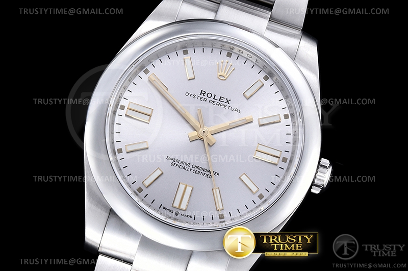 EW공장 롤렉스 오이스터퍼페츄얼 41미리 실버다이얼 Oyster Pert. 41mm 124300 SS/SS Silver EWF A3230