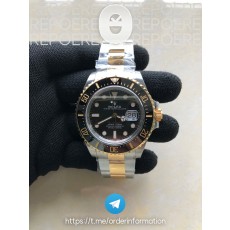 VS공장 롤렉스 씨드웰러 블랙다이얼 옐로우골드콤비브레이슬릿 흑콤 Sea Dweller 126603 YG/SS Black VSF VS3235