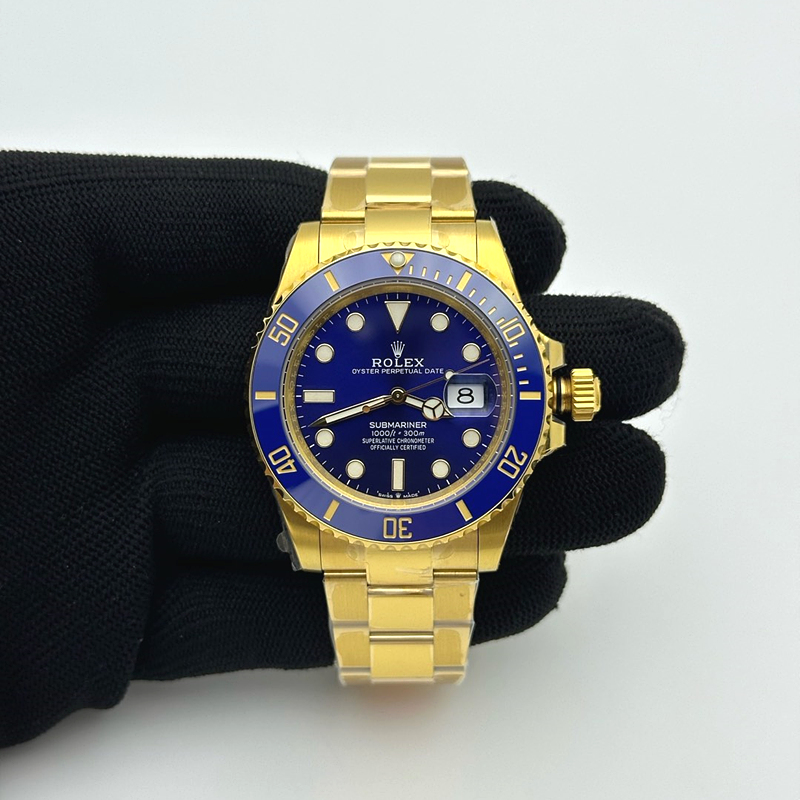 VS공장 롤렉스 서브마리너 41 옐로우골드금통 블루다이얼 3235무브먼트 청금통 Submariner 126618LB YGIYG BlueVSF VS3235