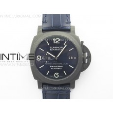 VS공장 파네라이 PAM1664 카보테크 블루다이얼 가죽스트랩 PAM1664 Carbotech VSF 1:1 Best Edition on Blue Leather Strap P.9010 Clone(SB)