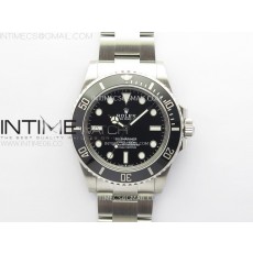 VS공장 롤렉스 서브마리너 41 신형 논데이트 스틸 브레이슬릿 Submariner 41mm 124060 No Date 904L Steel VSF 1:1 Best Edition Black Dial (SBF)