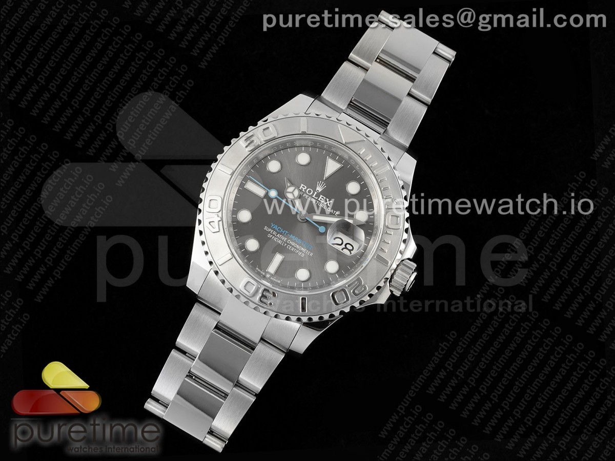 C+S공장 롤렉스 요트마스터 40 그레이다이얼 브레이슬릿 Yacht-Master 126622 904L Steel C+SF 1:1 Best Edition Gray Dial on SS Bracelet VR3235 씨플러스에스