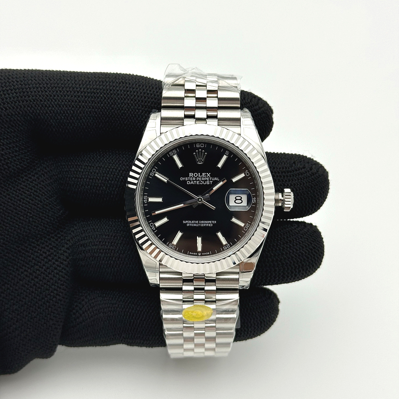 VS공장 롤렉스 데이저스트 41 블랙다이얼 플루티드베젤 쥬빌레브레이슬릿 DJ2 41mm Jub Flt 904L SS/SS Blk/Stk VSF VS3235