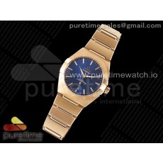 ASW공장 오메가 컨스텔레이션 39 로즈골드금통 네이비다이얼 브레이슬릿 Constellation 39mm RG ASWF 1:1 Best Edition Blue Dial on RG Bracelet A8801