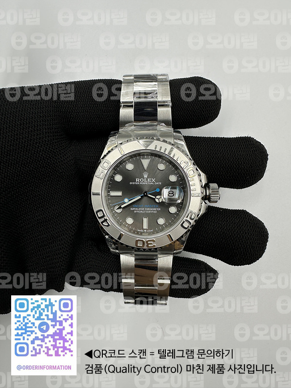 VS공장 롤렉스 요트마스터 40 다크로듐 그레이다이얼 브레이슬릿