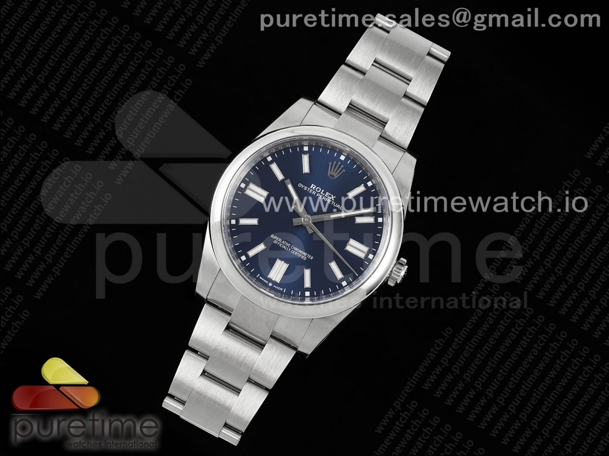 CLEAN공장 롤렉스 오이스터퍼페츄얼 41 블루다이얼 브레이슬릿 클린공장Oyster Perpetual 124300 41mm Clean 1:1 Best Edition 904L Steel Blue Dial VR3230