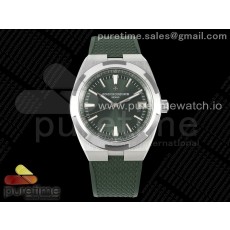 8F공장 바쉐론콘스탄틴 오버시즈 4500V 스틸 그린다이얼 러버스트랩 Overseas 4500V SS 8F 1:1 Best Edition Green Dial on Green Rubber Strap A5100