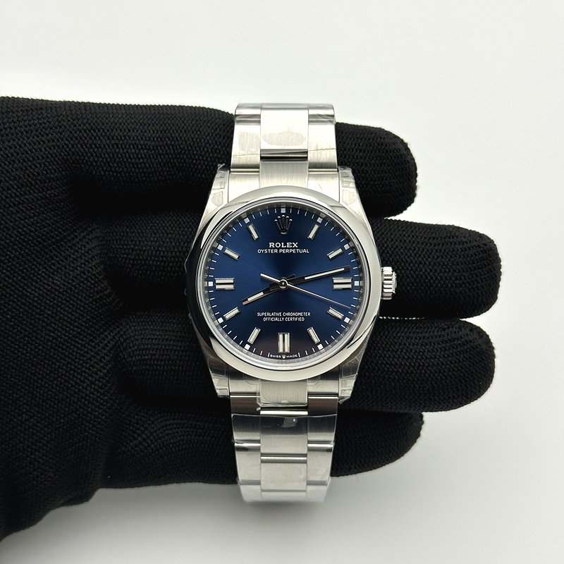 VS공장 롤렉스 오이스터퍼페츄얼 36 블루다이얼 브레이슬릿  Oyster Perpetual 126000 36mm VSF 1:1 Best Edition 904L Steel Blue Dial VS3230 V2