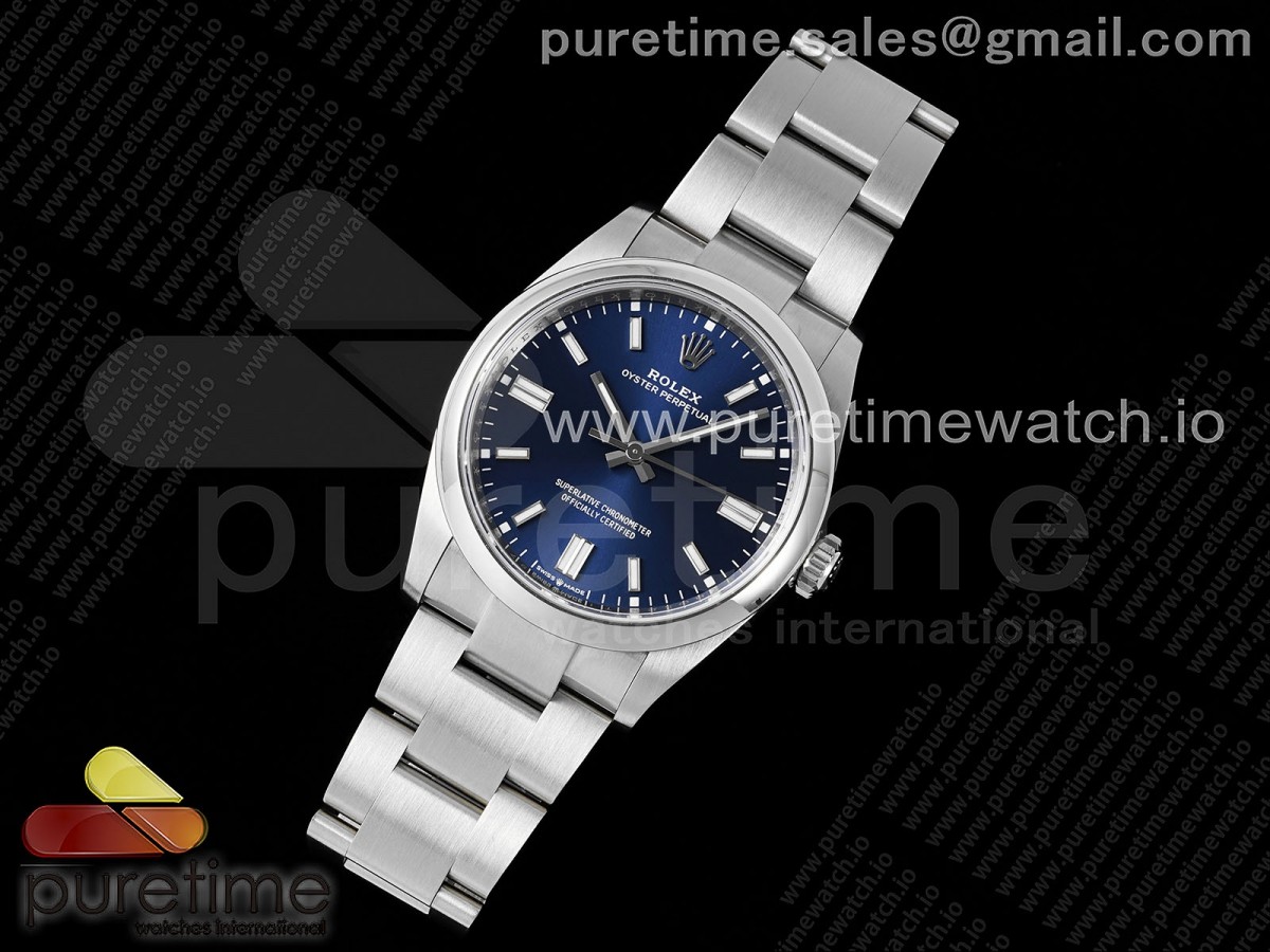 VS공장 롤렉스 오이스터퍼페츄얼 36 블루다이얼 브레이슬릿  Oyster Perpetual 126000 36mm VSF 1:1 Best Edition 904L Steel Blue Dial VS3230 V2