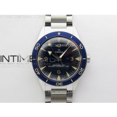 VS공장 오메가 씨마스터 헤리티지 블루다이얼 브레이슬릿 Seamaster 300 Heritage VSF 1:1 Best Edition Blue Dial on SS Bracelet A8912 Super Clone