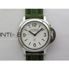 TT공장 파네라이 PAM1113 화이트다이얼 그린러버스트랩 PAM1113 W TTF 1:1 Best Edition White Dial on Green Rubber Strap A6497