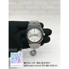 국내배송!! ZF공장 오데마피게 로얄오크 15400 스틸 화이트다이얼 브레이슬릿 (고유번호 ozf117)