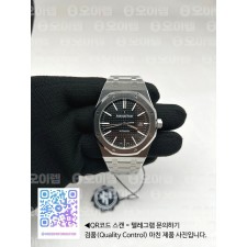 국내배송!! ZF공장 오데마피게 로얄오크 15400 스틸 블랙다이얼 브레이슬릿 (고유번호 ozf118)