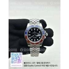 국내배송!! VS공장 롤렉스 GMT마스터2 펩시 스틸 레드블루베젤 쥬빌레브레이슬릿 (고유번호 os172)
