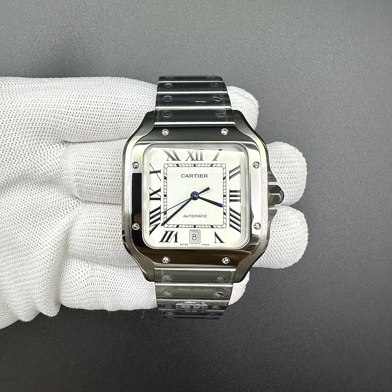 국내배송!! BV공장 까르띠에 산토스 40MM 라지 스마트링크브레이슬릿 (고유번호 38bv12)