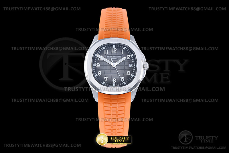 DD공장 파텍필립 아쿠아넛 5167 그레이다이얼 오렌지러버스트랩 Aquanaut Ref.5167 Orange SS/RU Grey/Num DDF DD330