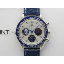 [2025.12UP] N1공장 오메가 스피드마스터 스누피 스틸 블루앤화이트 페브릭스트랩 Speedmaster Professional 