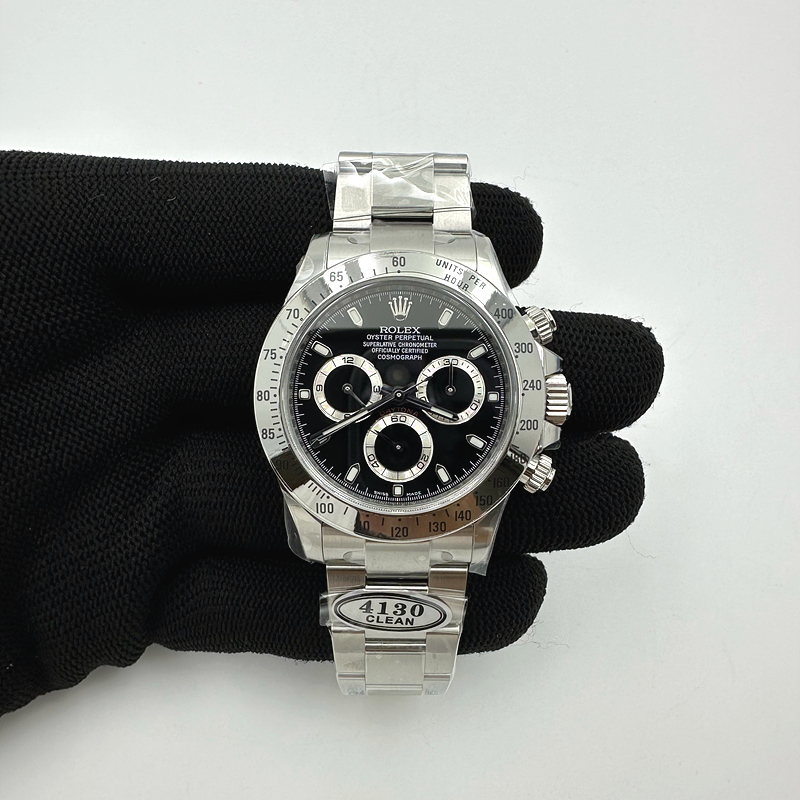 국내배송!! CLEAN공장 롤렉스 스틸 데이토나 블랙다이얼 브레이슬릿 (고유번호 0C48)