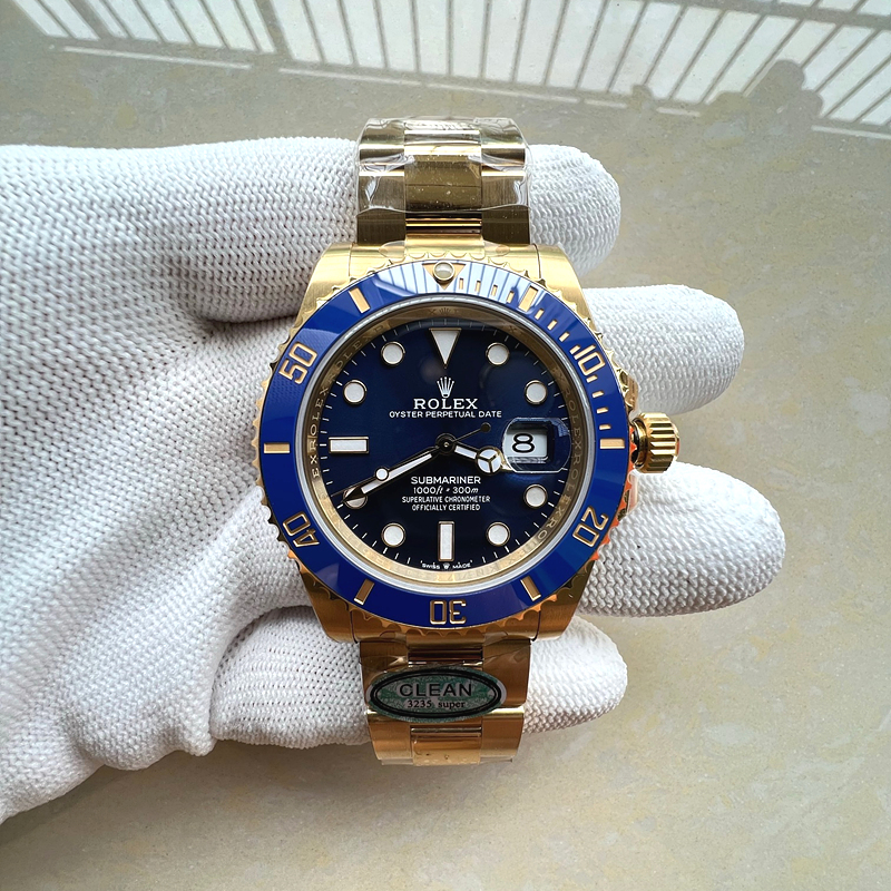 국내배송!! Clean공장 롤렉스 서브마리너 41 옐로우골드금통 청금통 브레이슬릿 (고유번호 WC29)