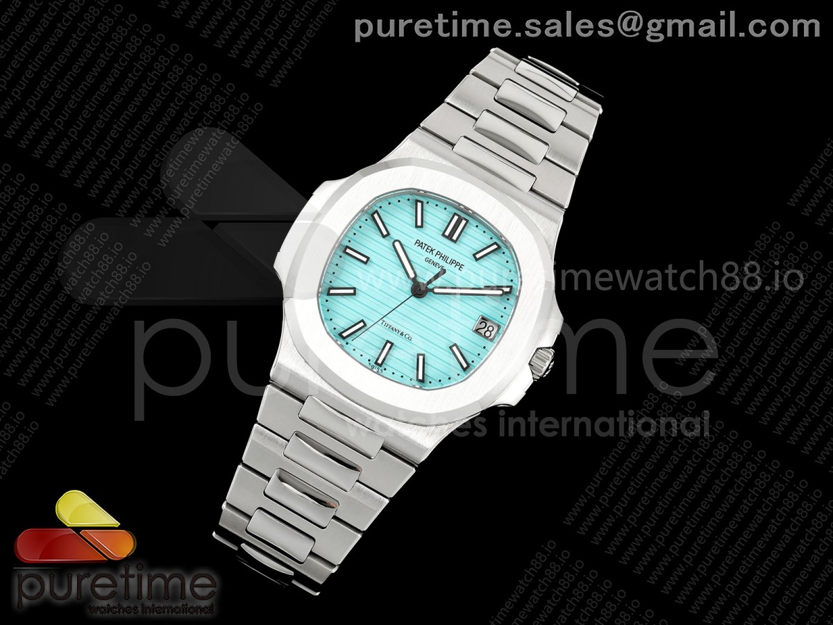 DD공장 파텍필립 노틸러스 5711 스틸 티파니블루다이얼 브레이슬릿 Nautilus 5711 DDF 1:1 Best Edition Tiffany Blue Dial on SS Bracelet DD330 Super Clone